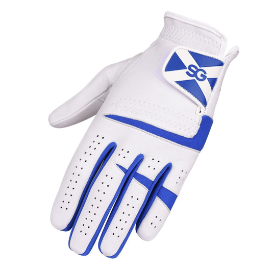 06042 - SG Men Cabretta Leather Golf Gloves Scotland Logo Multipack