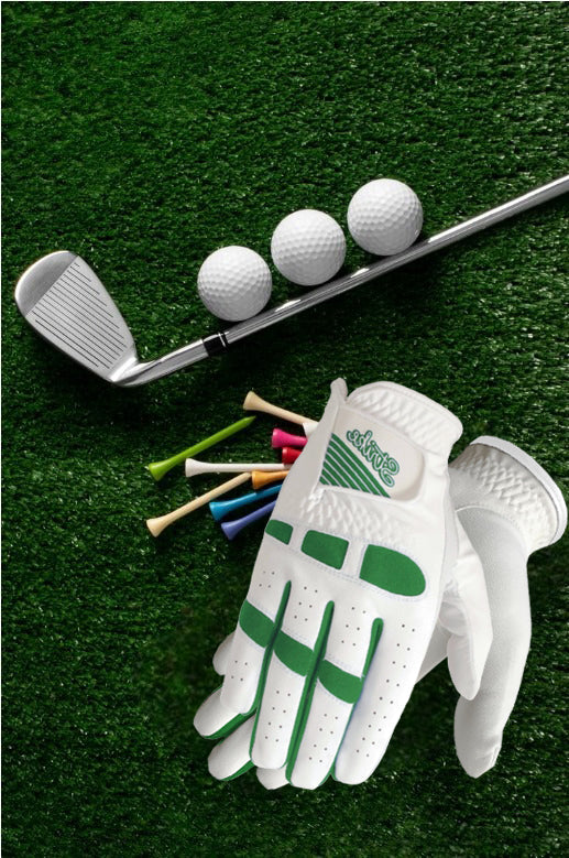 06030 - SG Men golf gloves Cabretta leather palm + Patch and Thumb Synthetic Microfibre back of hand
