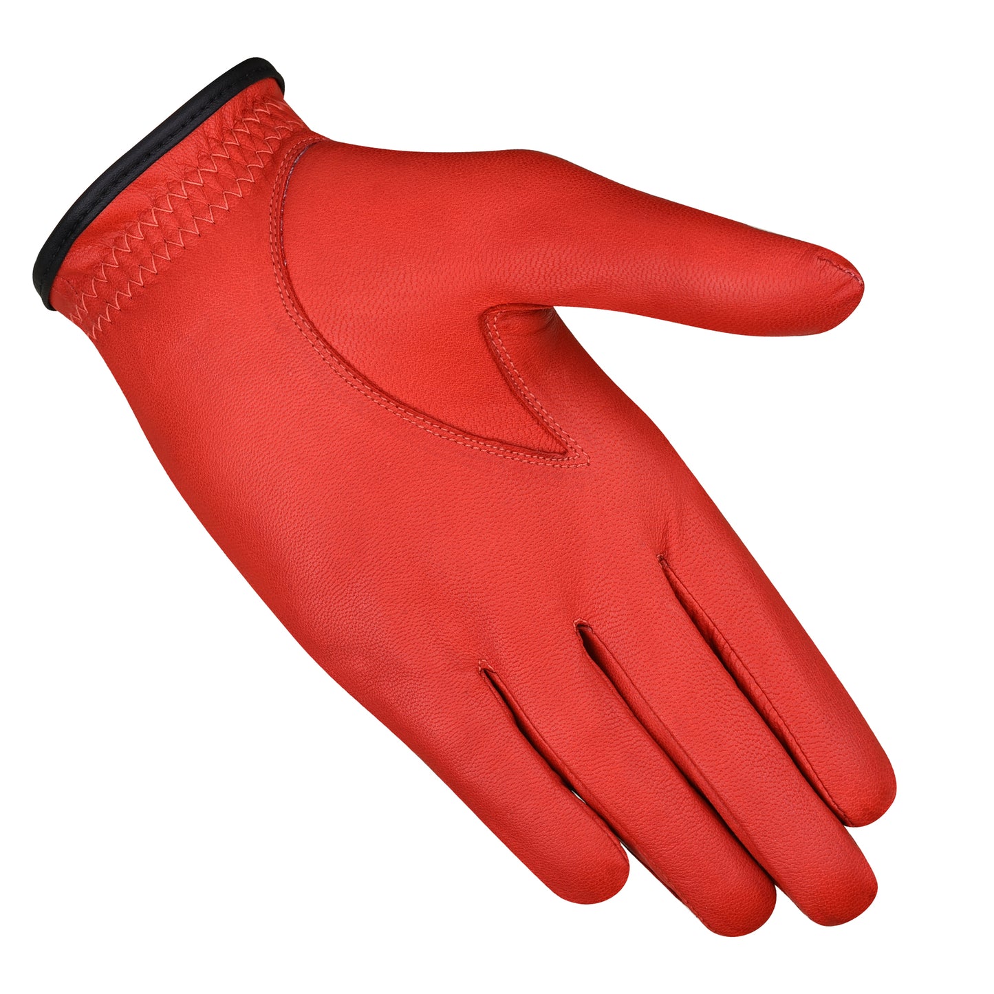 SG Herren Rote Cabretta Leder Golfhandschuhe Premium Qualität Leder für Links- und Rechtshänder