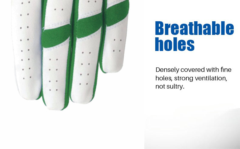 06030 - SG Men golf gloves Cabretta leather palm + Patch and Thumb Synthetic Microfibre back of hand