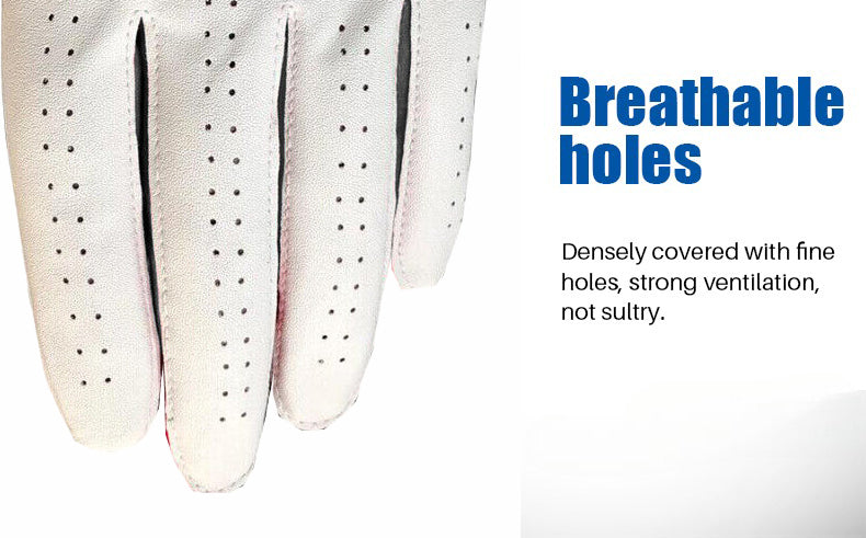 06035 - SG Men Grey/White All weather Golf Gloves Cabretta leather palm patch and Thumb Multipack