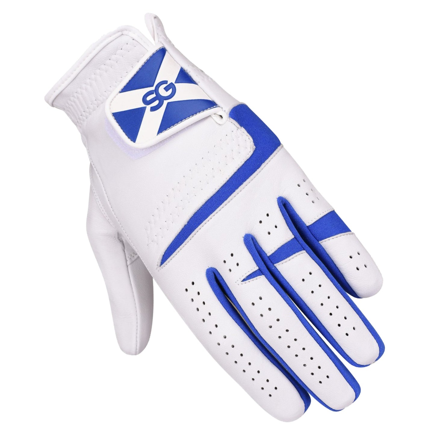 06042 - SG Men Cabretta Leather Golf Gloves Scotland Logo Multipack