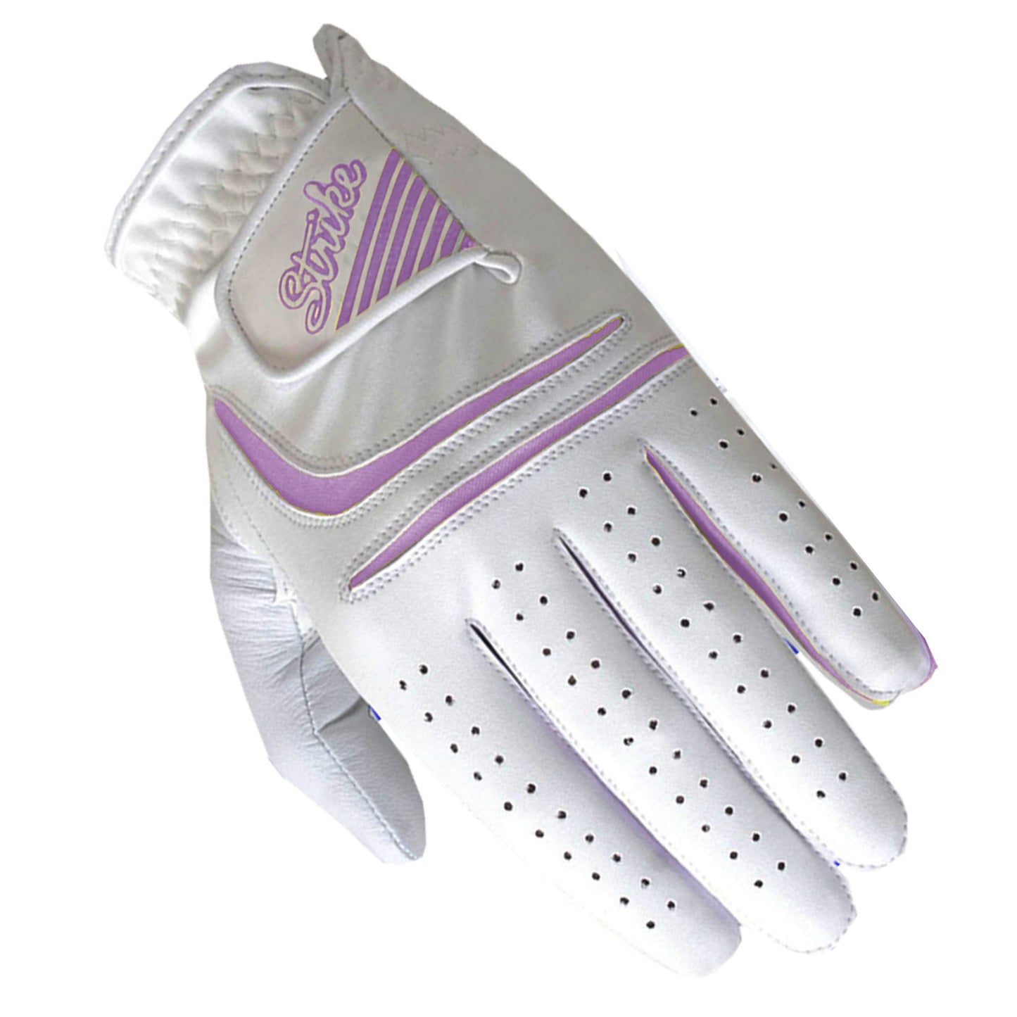 SG Women Purple All Weather Golf Gloves Cabretta Leather palm patch and thumb