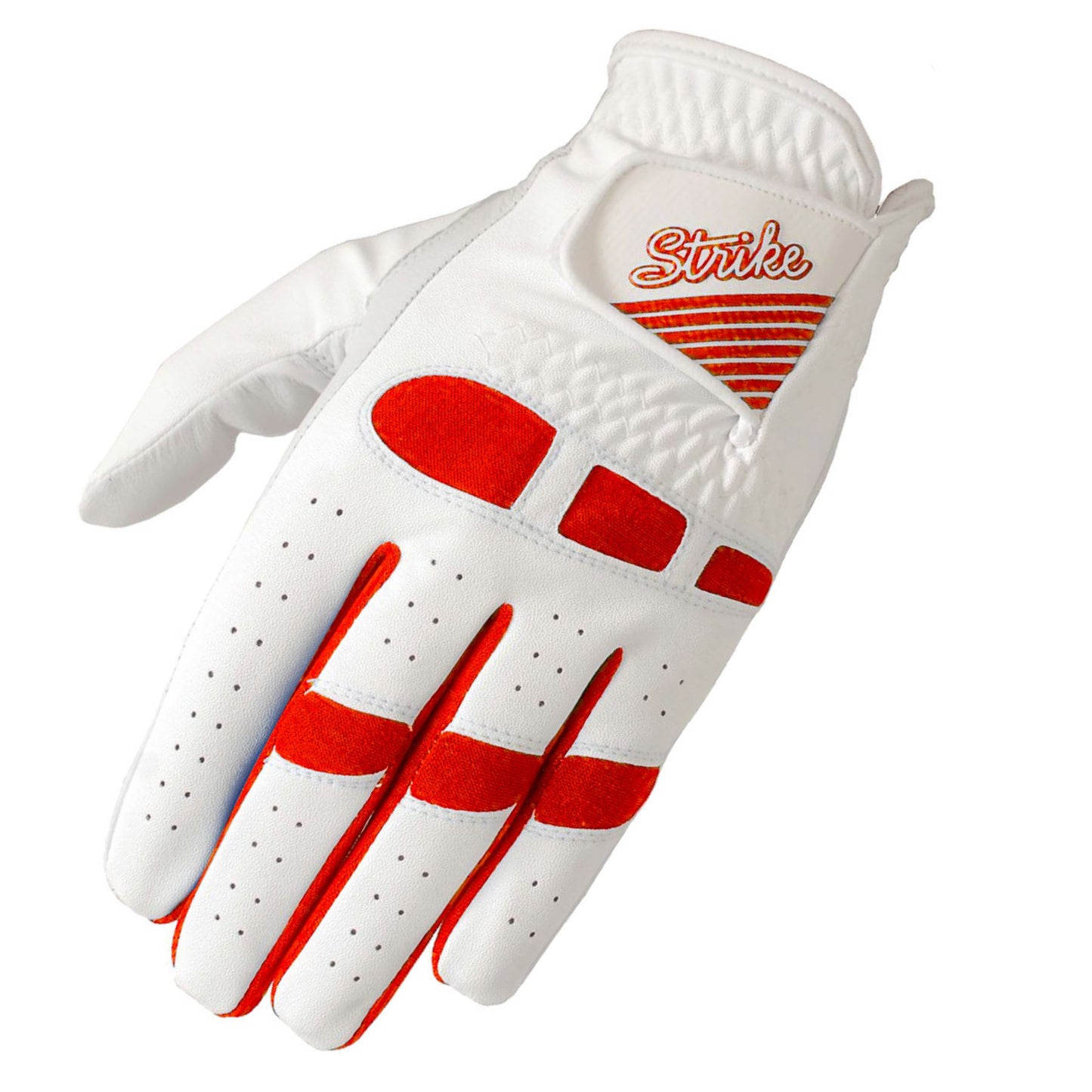 06030 - SG Men Golf Gloves Cabretta Leather Palm + Patch and thumb - Better Grip - Flexible Hand Movement – Adjustable Velcro - 5 Color Multi pack