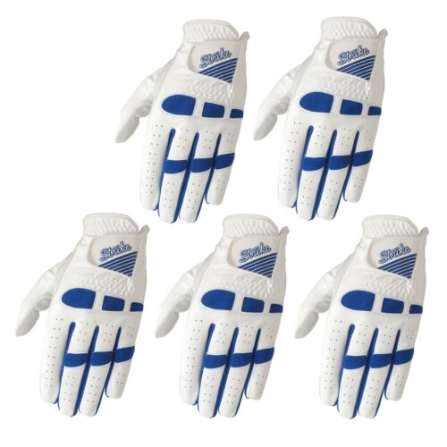 06030 - SG Men golf gloves Cabretta leather palm + Patch and Thumb Synthetic Microfibre back of hand