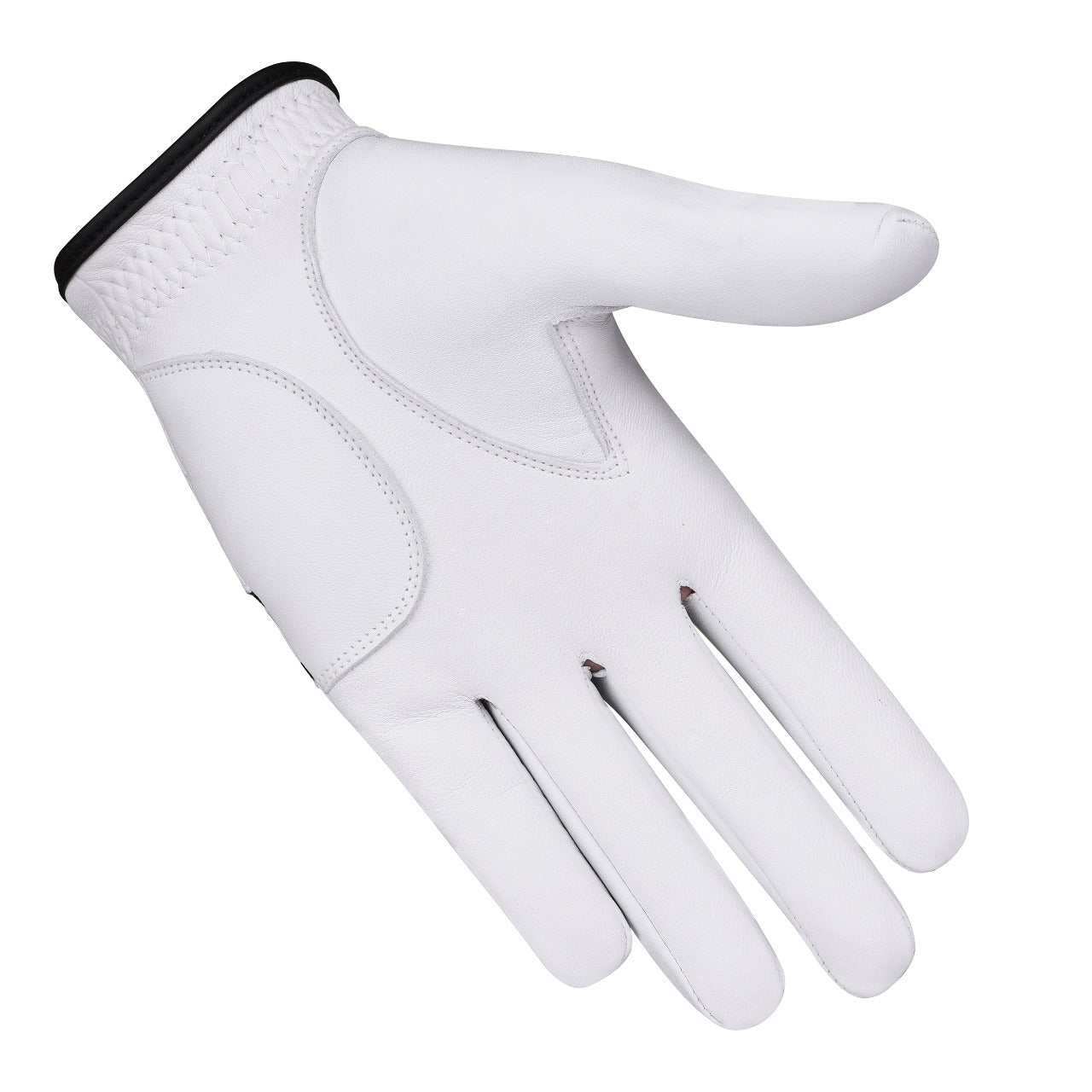 06041 - SG Men Black/White Cabretta Leather Golf Gloves Premium Quality