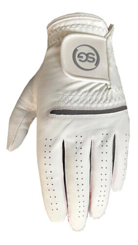 06035 - SG Men Grey/White All weather Golf Gloves Cabretta leather palm patch and Thumb Multipack
