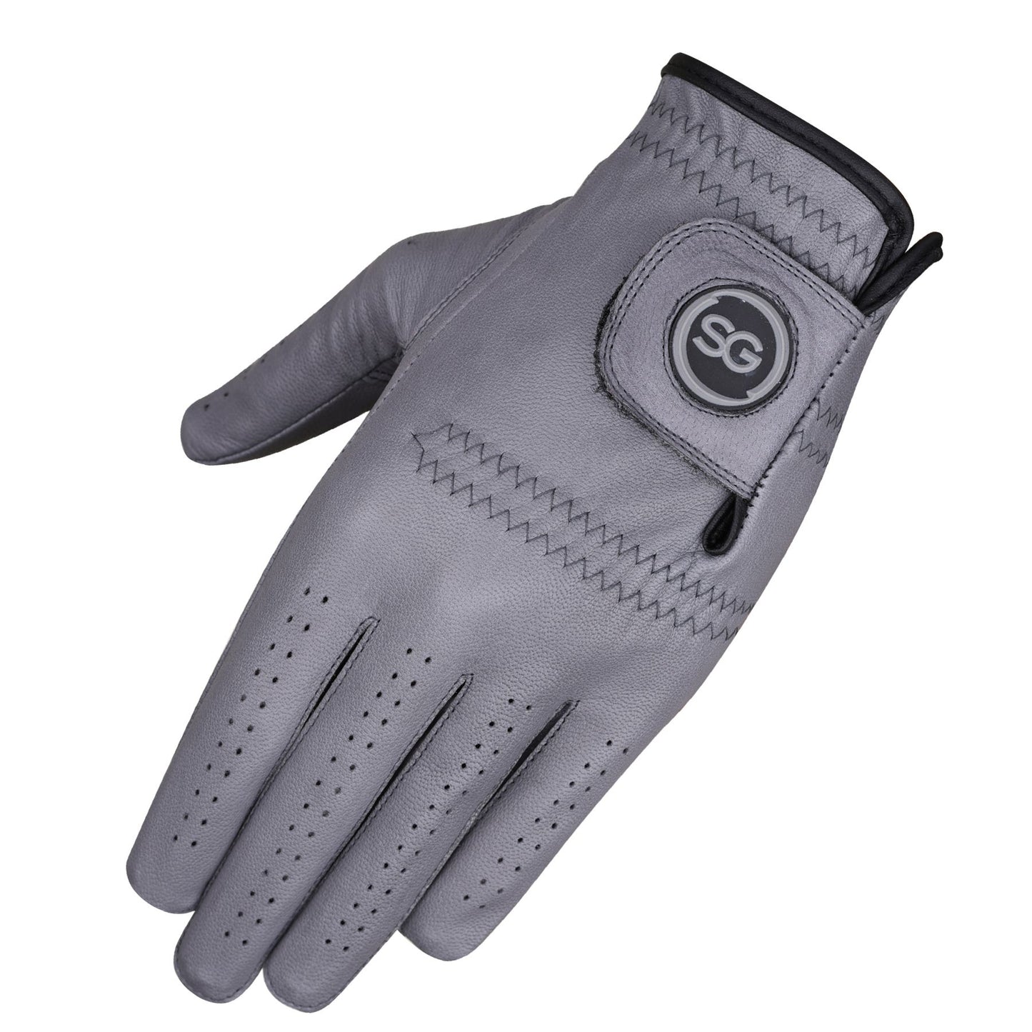 SG Men Grey Cabretta Leather Golf Gloves Premium quality Leather for both Left and Right handed Golfers