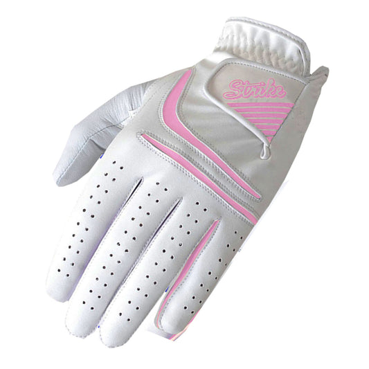 SG Women Pink All Weather Golf Gloves Cabretta Leather palm patch and thumb Multipack