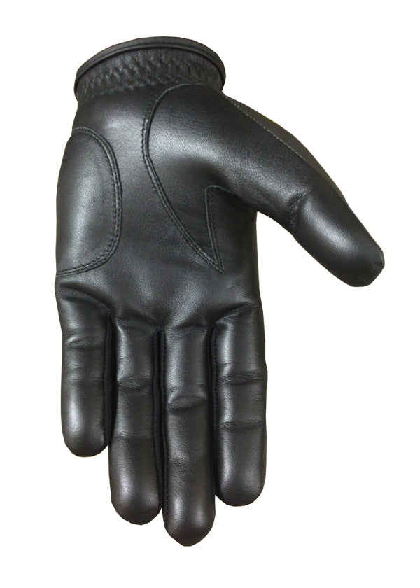 SG Men Black All weather Golf Gloves Cabretta leather palm patch and thumb