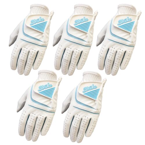 SG Women Turquoise All Weather Golf Gloves Cabretta Leather palm patch and thumb